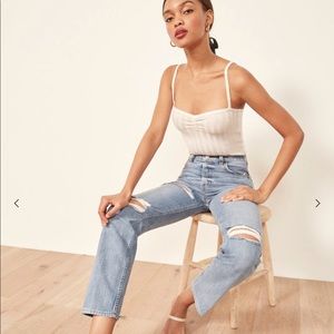 Reformation Cynthia High Relaxed Jean